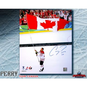 Corey Perry 2010 Team Canada 8 x 10 Autographed Photo