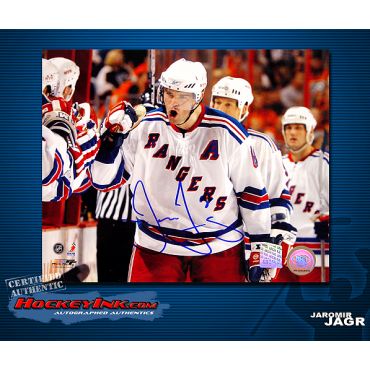 Jaromir Jagr New York Rangers 8 x 10 Autographed Photo
