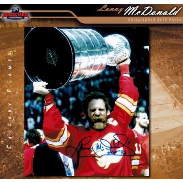 Lanny McDonald Calgary Flames 8 x 10 Autographed Photo