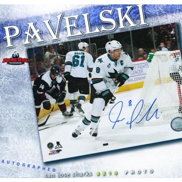 Joe Pavelski San Jose Sharks Autographed 8 x 10 Photo