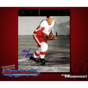 Marcel Pronovost Detroit Red Wings 8 x 10 Autographed Photo