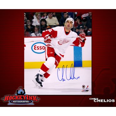 Chris Chelios Detroit Red Wings 8 x 10 Autographed Photo
