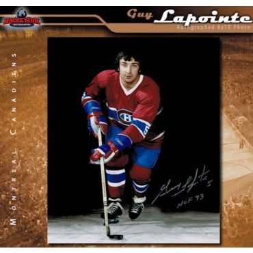 Guy Lapointe Montreal Canadiens 8 x 10 Autographed Photo