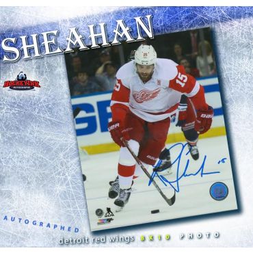 Riley Sheahan Detroit Red Wings 8 x 10 Autographed Photo