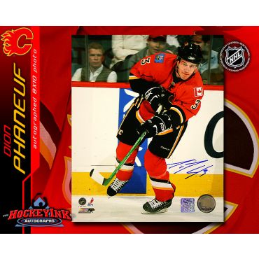 Dion Phaneuf Calgary Flames 8 x 10 Autographed Photo