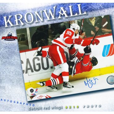 Niklas Kronwall Detroit Red Wings Autographed 8 x 10 Photo