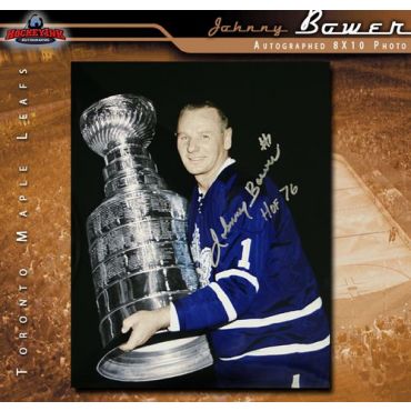 Johnny Bower Toronto Maple Leafs 8 x 10 Autographed Photo