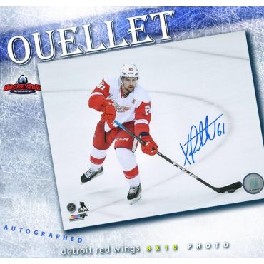 Xavier Ouellet Detroit Red Wings 8 x 10 Autographed Photo