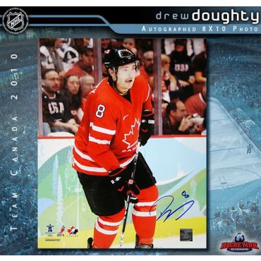 Drew Doughty Team Canada 8 x 10 Autographed Photo