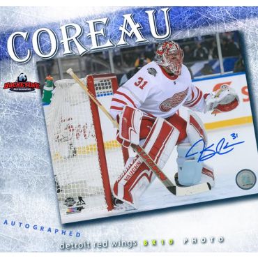 Jared Coreau Detroit Red Wings 2017 Centennial Classic Autographed 8 x 10 Photo