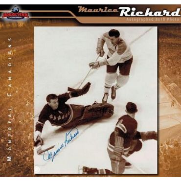 Maurice Richard Montreal Canadiens Autographed 8 x 10 Photo