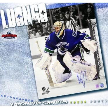 Roberto Luongo Vancouver Canucks 16 x 20 Autographed Photo