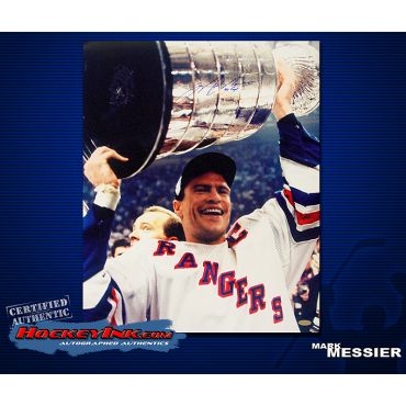 Mark Messier New York Rangers 16 x 20 Autographed Photo
