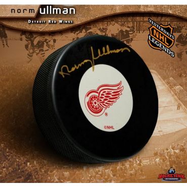 Norm Ullman Detroit Red Wings Autographed Hockey Puck