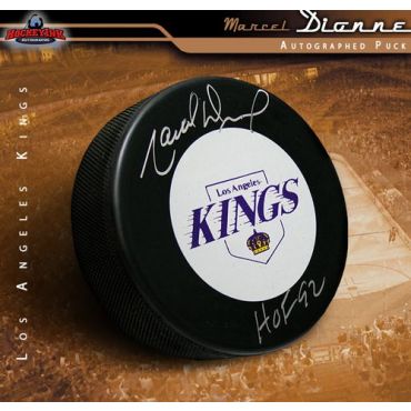 Marcel Dionne Autographed Hockey Puck