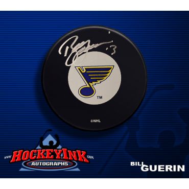 Bill Guerin Autographed St. Louis Blues Hockey Puck