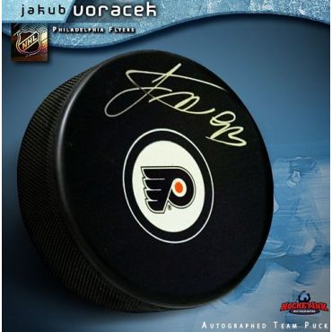 Jakub Voracek Philadelphia Flyers Autographed Hockey Puck