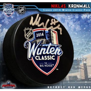 Niklas Kronwall Detroit Red Wings 2014 Winter Classic Autographed Hockey Puck