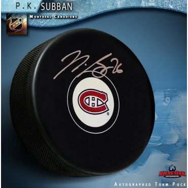 Pernell Karl Subban Montreal Canadiens Autographed Hockey Puck
