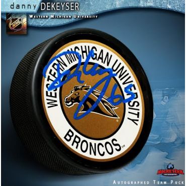 Danny Dekeyser Western Michigan University Autographed Hockey Puck