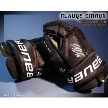 Claude Giroux Philadelphia Flyers Autographed Bauer Model Gloves